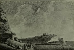 Page201-View across Priory Valley to Hastings Castle c1772-Hastings of Bygone Days and the Present.